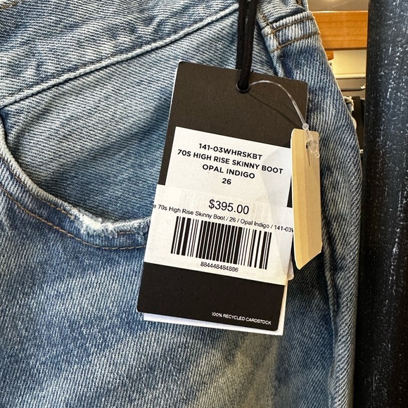 Re/Done light blue jeans with raw edge - Picture 4 of 4